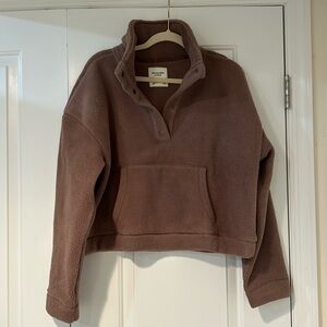 Cozy Abercrombie & Fitch sweatshirt/jacket